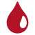 Blood drop icon